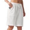 image:imageWillit Womens Linen Shorts with PocketsWhite