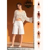 image:imageWillit Womens Linen Shorts with PocketsWhite
