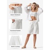 image:imageWillit Womens Linen Shorts with PocketsWhiteupdate
