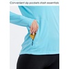 image:imageWillit Womens UPF 50 Sun Hoodie with Face Mask and PocketsBlue