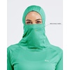 image:imageWillit Womens UPF 50 Sun Hoodie with Face Mask and PocketsGreen