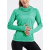 image:imageWillit Womens UPF 50 Sun Hoodie with Face Mask and PocketsGreen