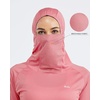 image:imageWillit Womens UPF 50 Sun Hoodie with Face Mask and PocketsPink