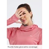 image:imageWillit Womens UPF 50 Sun Hoodie with Face Mask and PocketsPink