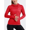 image:imageWillit Womens UPF 50 Sun Hoodie with Face Mask and PocketsRed
