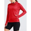 image:imageWillit Womens UPF 50 Sun Hoodie with Face Mask and PocketsRed