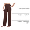 image:imageWillit Womens Wide Leg Yoga Pants Work Dress Pants 27 28 30 32Brown