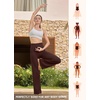 image:imageWillit Womens Wide Leg Yoga Pants Work Dress Pants 27 28 30 32Brown