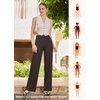 image:imageWillit Womens Wide Leg Yoga Pants Work Dress Pants 27 28 30 32Coffee
