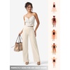 image:imageWillit Womens Wide Leg Yoga Pants Work Dress Pants 27 28 30 32Cream
