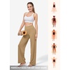 image:imageWillit Womens Wide Leg Yoga Pants Work Dress Pants 27 28 30 32Deep Khaki