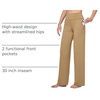 image:imageWillit Womens Wide Leg Yoga Pants Work Dress Pants 27 28 30 32Deep Khaki