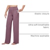 image:imageWillit Womens Wide Leg Yoga Pants Work Dress Pants 27 28 30 32Dried Rose