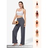 image:imageWillit Womens Wide Leg Yoga Pants Work Dress Pants 27 28 30 32Gray