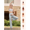 image:imageWillit Womens Wide Leg Yoga Pants Work Dress Pants 27 28 30 32Light Gray