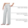 image:imageWillit Womens Wide Leg Yoga Pants Work Dress Pants 27 28 30 32Light Gray