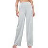 image:imageWillit Womens Wide Leg Yoga Pants Work Dress Pants 27 28 30 32Light Gray