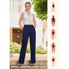 image:imageWillit Womens Wide Leg Yoga Pants Work Dress Pants 27 28 30 32Navy