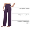 image:imageWillit Womens Wide Leg Yoga Pants Work Dress Pants 27 28 30 32Purple