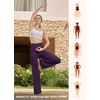 image:imageWillit Womens Wide Leg Yoga Pants Work Dress Pants 27 28 30 32Purple