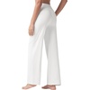image:imageWillit Womens Wide Leg Yoga Pants Work Dress Pants 27 28 30 32White