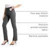 image:imageWillit Womens Yoga Dress Pants Straight Leg 2829303133Charcoal Dark Grey