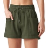 image:imageWillit Womens 4 Linen Blend Casual ShortsArmy Green