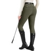 image:imageWillit Womens Fleece Lined Riding Breeches Full Seat Silicone GripOlive
