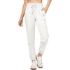 image:imageWillit Womens Linen Joggers Pants Lightweight BreathableWhiteupdate