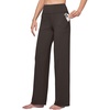 image:imageWillit Womens Wide Leg Yoga Pants Work Dress Pants 27 28 30 32Coffee