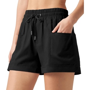 image:imageWillit Womens 4 Linen Blend Casual ShortsBlack