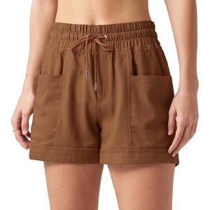 image:imageWillit Womens 4 Linen Blend Casual ShortsCaramelupdate