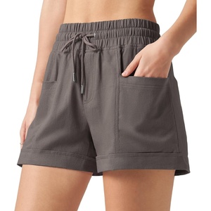 image:imageWillit Womens 4 Linen Blend Casual ShortsGray