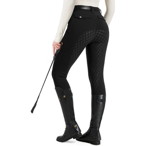 image:imageWillit Womens Fleece Lined Riding Breeches Full Seat Silicone GripBlack