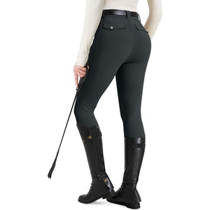 image:imageWillit Womens Fleece Lined Riding Breeches Full Seat Silicone GripGrey