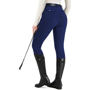 image:imageWillit Womens Fleece Lined Riding Breeches Full Seat Silicone GripNavy