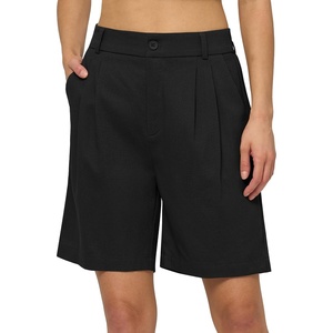 image:imageWillit Womens Linen Shorts Wide LegBlackupdate