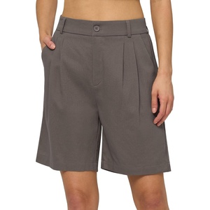 image:imageWillit Womens Linen Shorts Wide LegGrayupdate