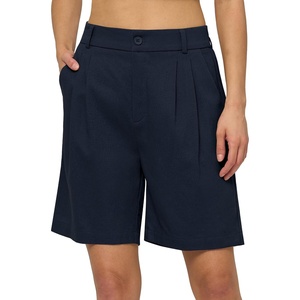 image:imageWillit Womens Linen Shorts Wide LegNavy Blueupdate