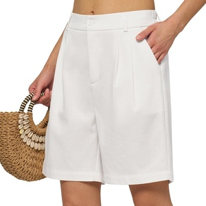 image:imageWillit Womens Linen Shorts Wide LegWhiteupdate