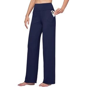 image:imageWillit Womens Wide Leg Yoga Pants Work Dress Pants 27 28 30 32Navy