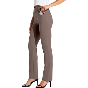 image:imageWillit Womens Yoga Dress Pants Straight Leg 2829303133Deep Taupe