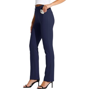 image:imageWillit Womens Yoga Dress Pants Straight Leg 2829303133Navy Blue