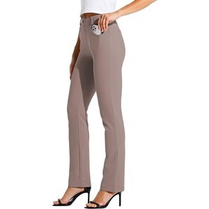 image:imageWillit Womens Yoga Dress Pants Straight Leg 2829303133Rose Taupe