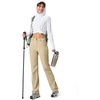 image:imageWillit Womens Hiking Pants Quick Dry Lightweight Stretch Travel Pants with Pockets WaterResistant UPF 50 31 Khaki 6