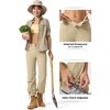 image:imageWillit Womens Hiking Pants Quick Dry Lightweight Stretch Travel Pants with Pockets WaterResistant UPF 50 31 Khaki 6