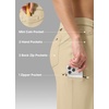 image:imageWillit Womens Hiking Pants Quick Dry Lightweight Stretch Travel Pants with Pockets WaterResistant UPF 50 31 Khaki 6