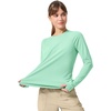 image:imageWillit Womens UPF 50 Sun Shirt Long Sleeve Quick Dry with Thumb HolesMint Green
