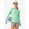 image:imageWillit Womens UPF 50 Sun Shirt Long Sleeve Quick Dry with Thumb HolesMint Green