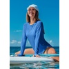 image:imageWillit Womens UPF 50 Sun Shirt Long Sleeve Quick Dry with Thumb HolesVivid Blue